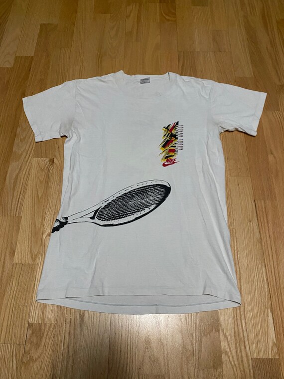Vintage 90s Nike Andre Challenge Court White Double - Etsy