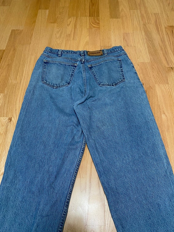 Vintage Timberland 90s Denim Button Down Long Sleeve … - Gem