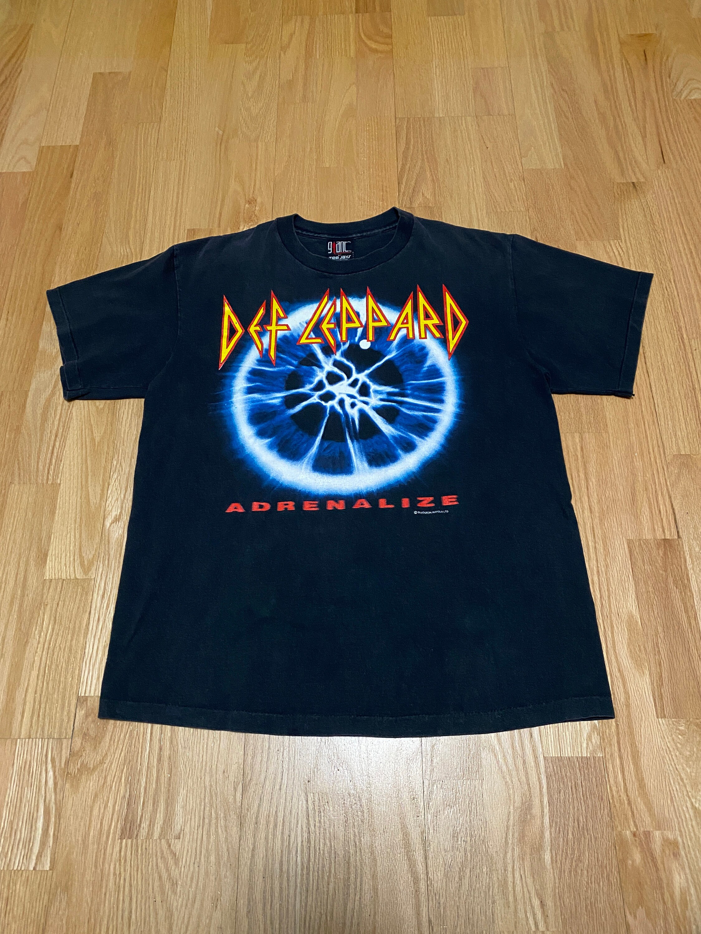Vintage 90s Def Leppard Adrenalize 7 Day Weekend Tour Giant Vintage 90s Def Leppard Adrenalize 7 Day Weekend Tour Giant