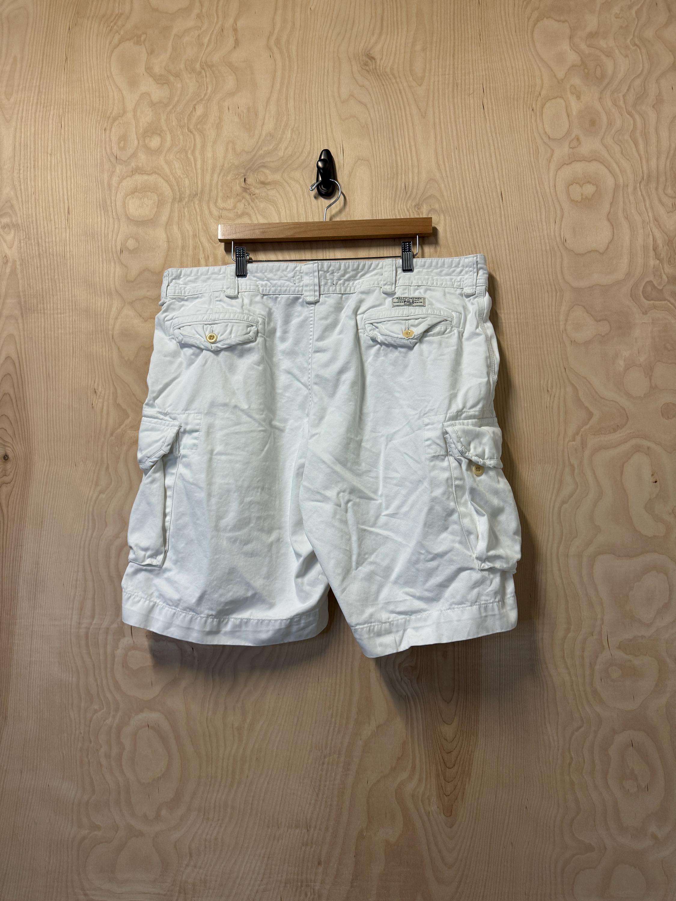 00s POLO RALPH LAUREN cargo shorts 襤褸 Vintage Y2K Polo Ralph Lauren White Cotton Cargo Short Size 42 - Etsy