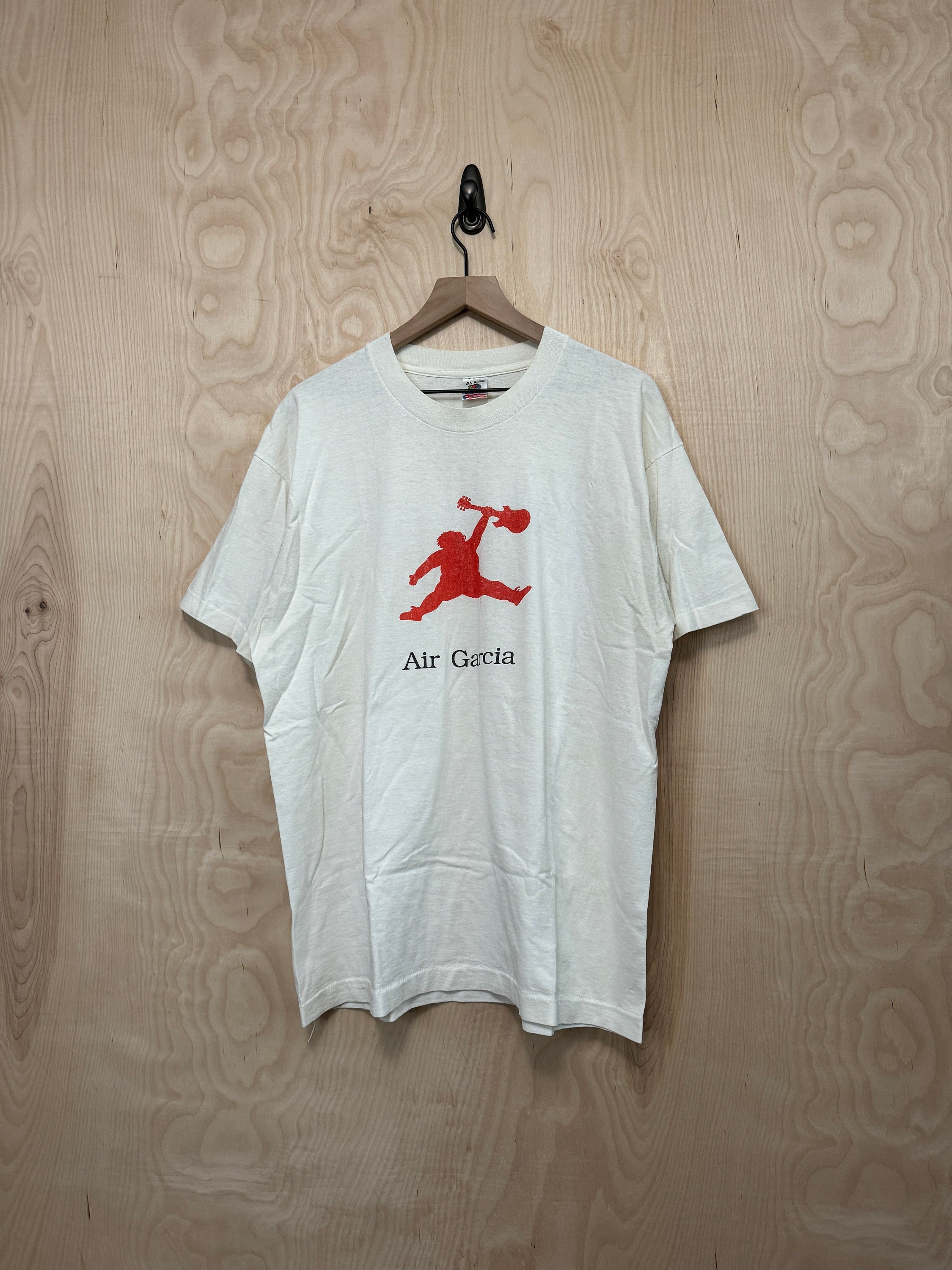 Vintage 90s Air Garcia Jordan Grateful Dead Single Stitch White