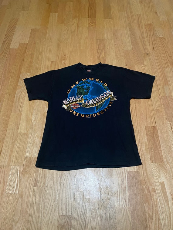 Harley-Davidson 90s ロゴ刺繍レアジャケット ヴィンテージ ☆ハーレーダビットソン・HARLEY DAVIDSON・レアなヴィンテージ