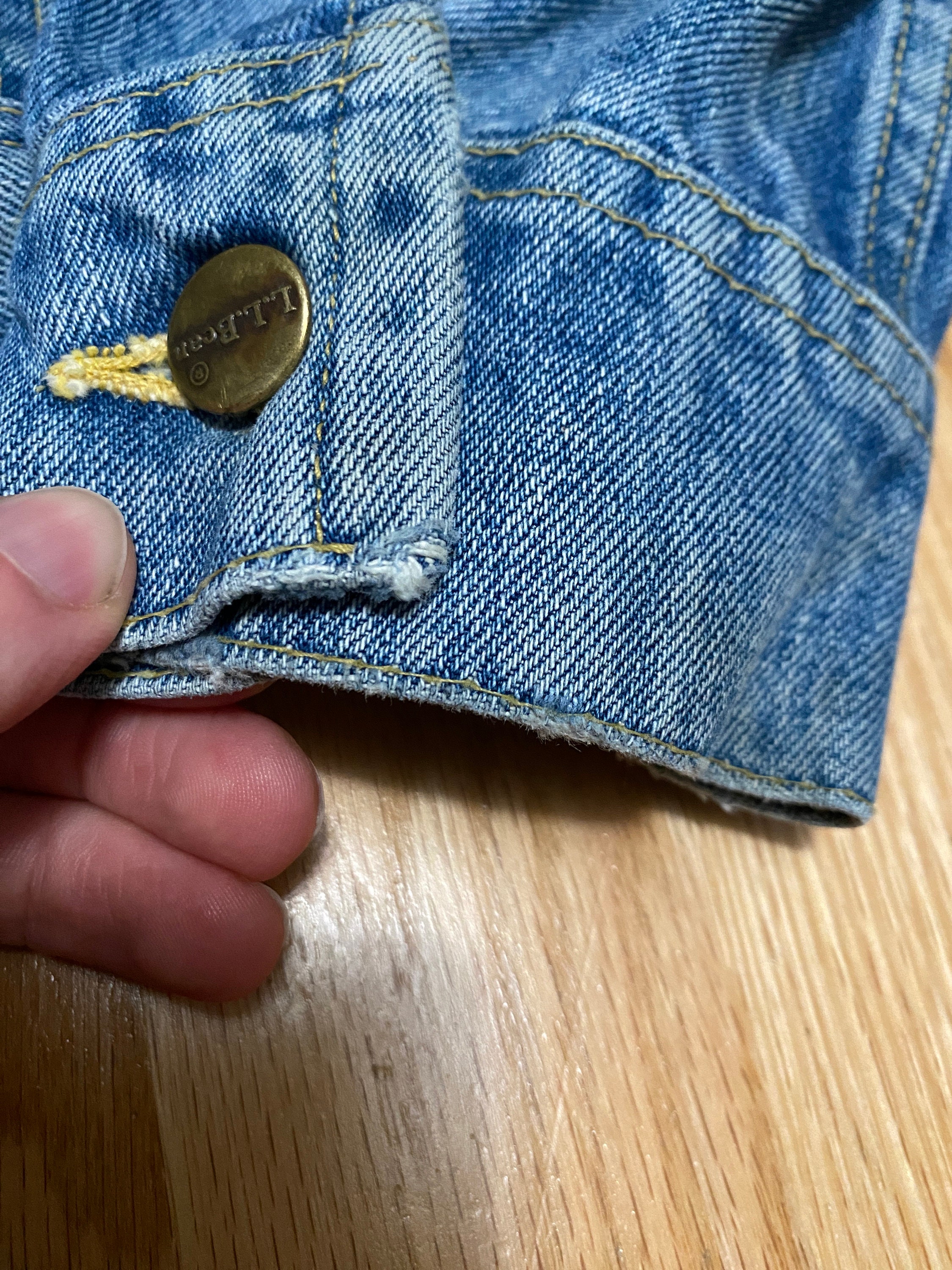 Ll bean denim jacket cheap