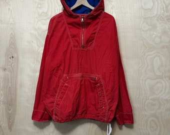 Vintage 90s Gap Summer Sports Pacific Red Half Zip Pullover