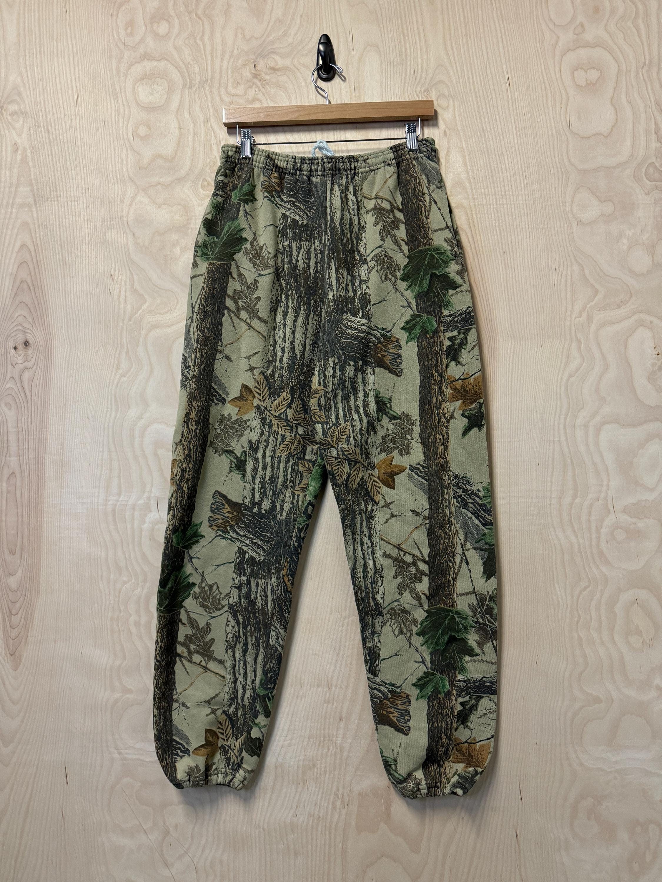 JERZEES 00s〜 real tree camouflage sweat Vintage Jerzees Outdoors Camo Cargo Sweatpants Realtree SNAP