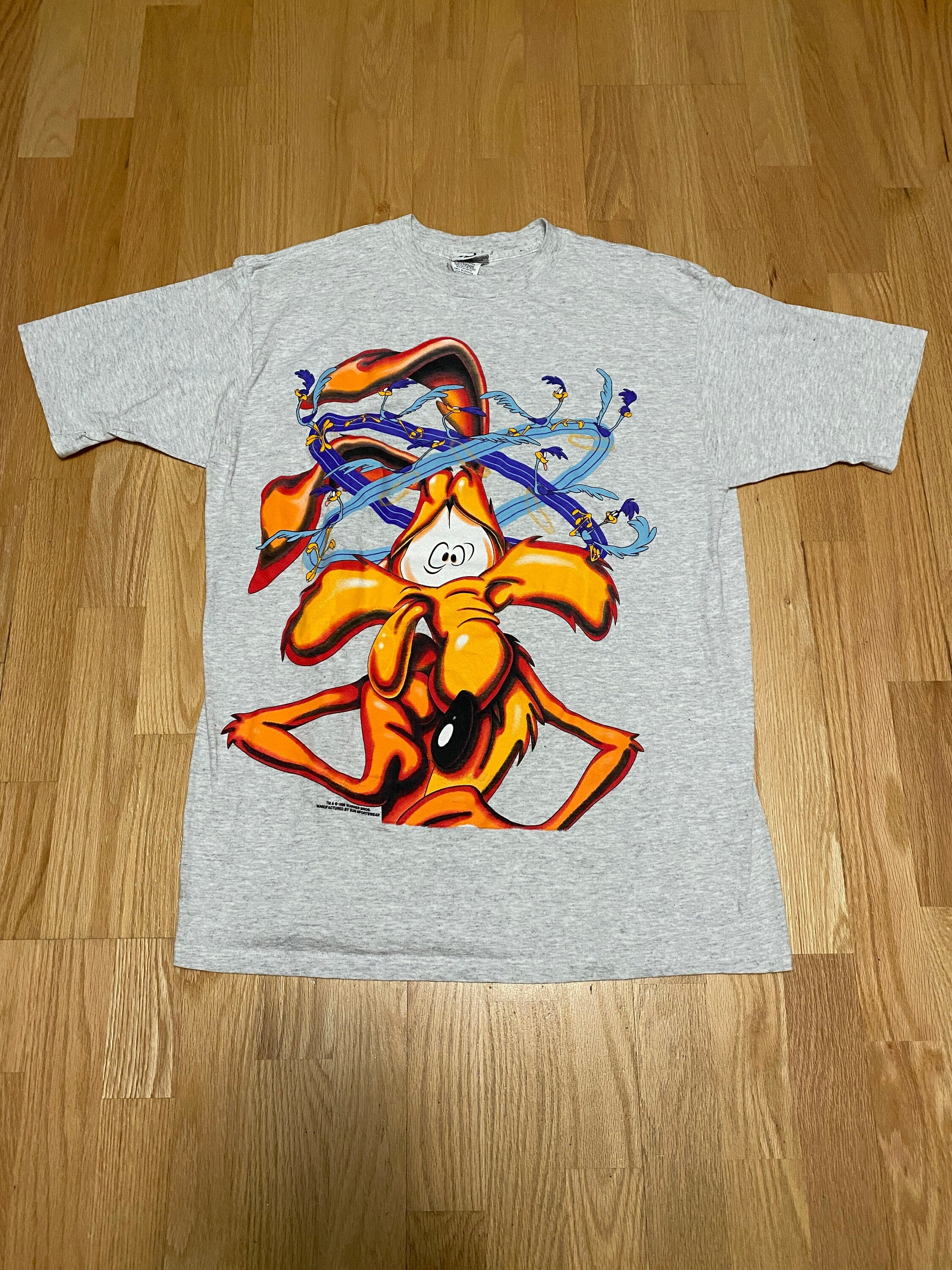 Vintage 90s Looney Tunes Wile E Coyote Road Runner Dizzy