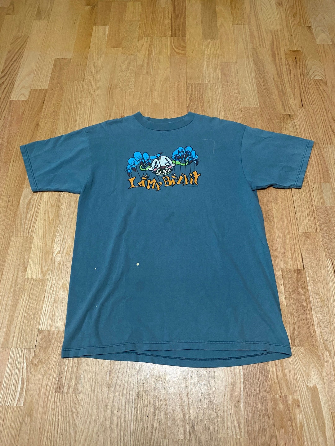 Vintage 90s Limp Bizkit Clown Puppeteer Blue Short Sleeve T - Etsy