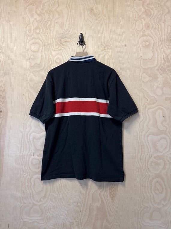 Vintage 90s Polo Sport Ralph Lauren Shield Black Multi Color
