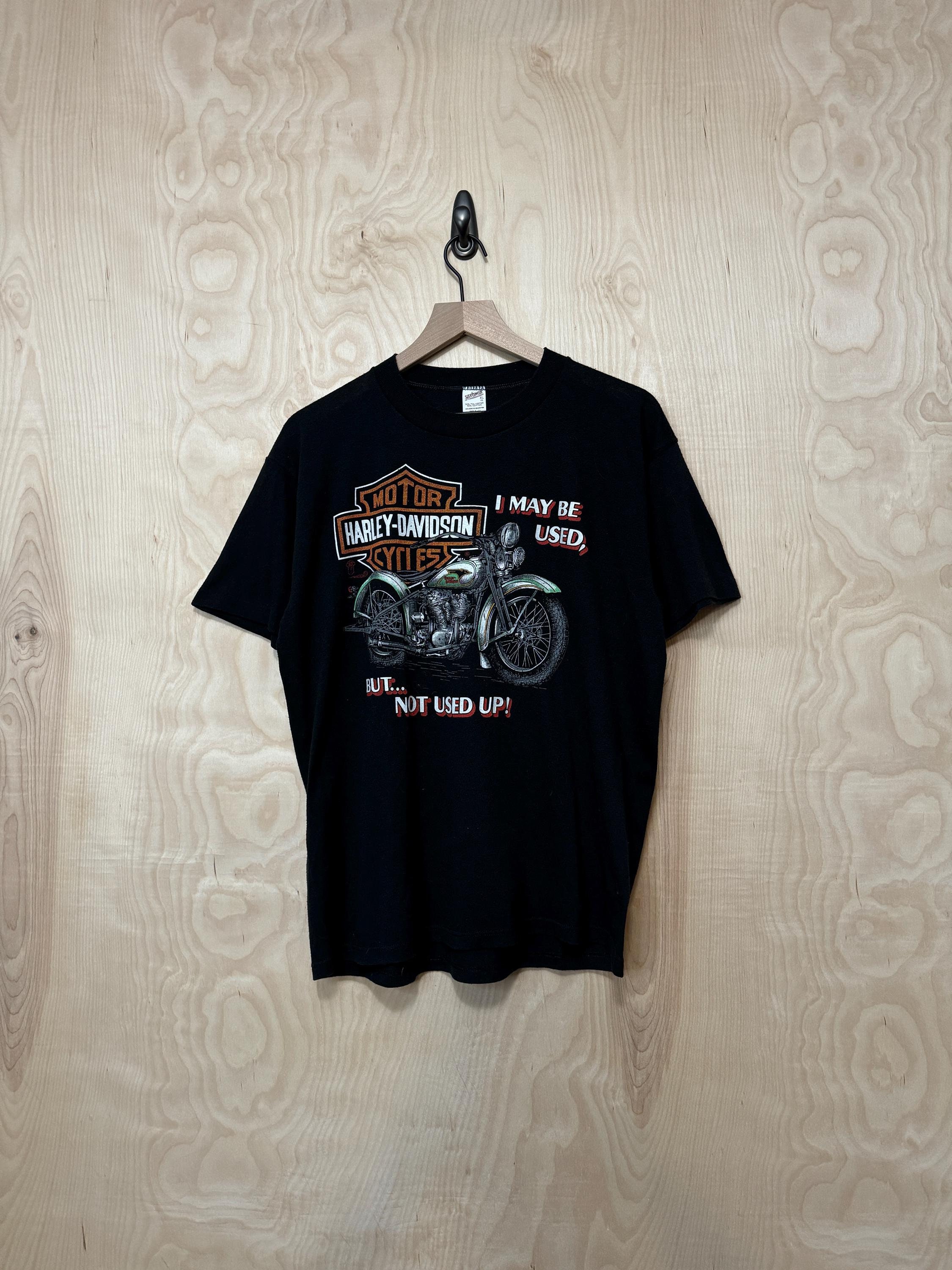 Vintage 80s Harley Davidson I May Be Used but Not Used up Graphic