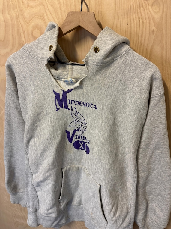 チャンピオン リバースウィーブ80s Minnesota Vikings Minnesota Vikings Reverse Weave Champion Mens M EUC Vintage 90's