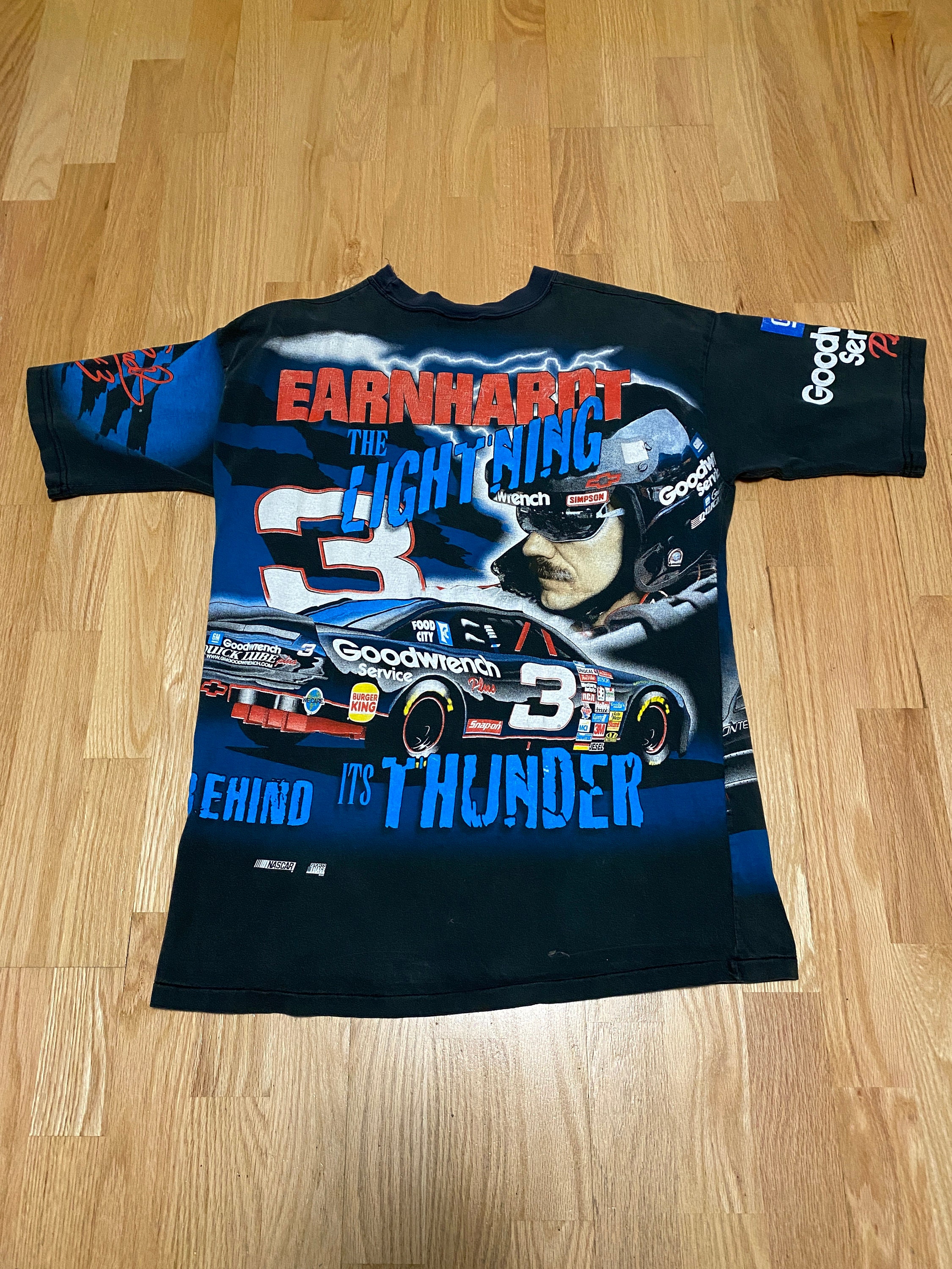 Vintage 90s Chase Dale Earnhardt NASCAR Racing Man Made - Etsy