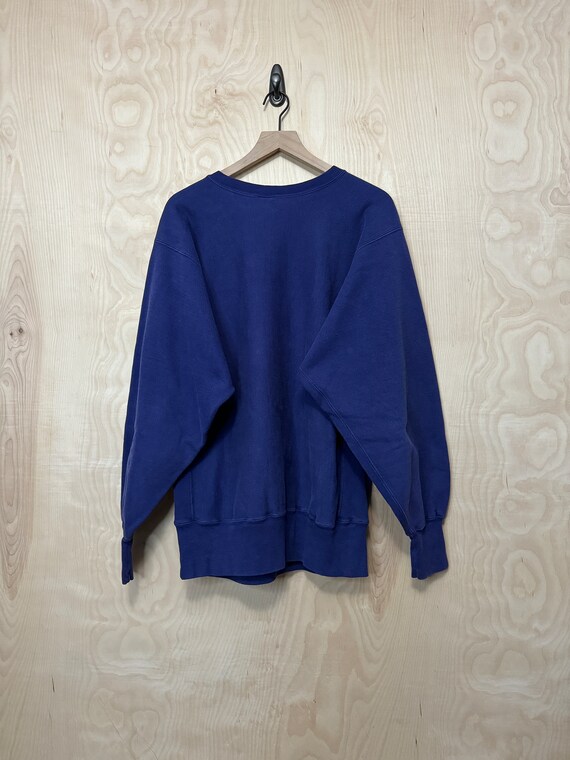 Vintage 90s Champion Reverse Weave Stitched C Spell Out Navy