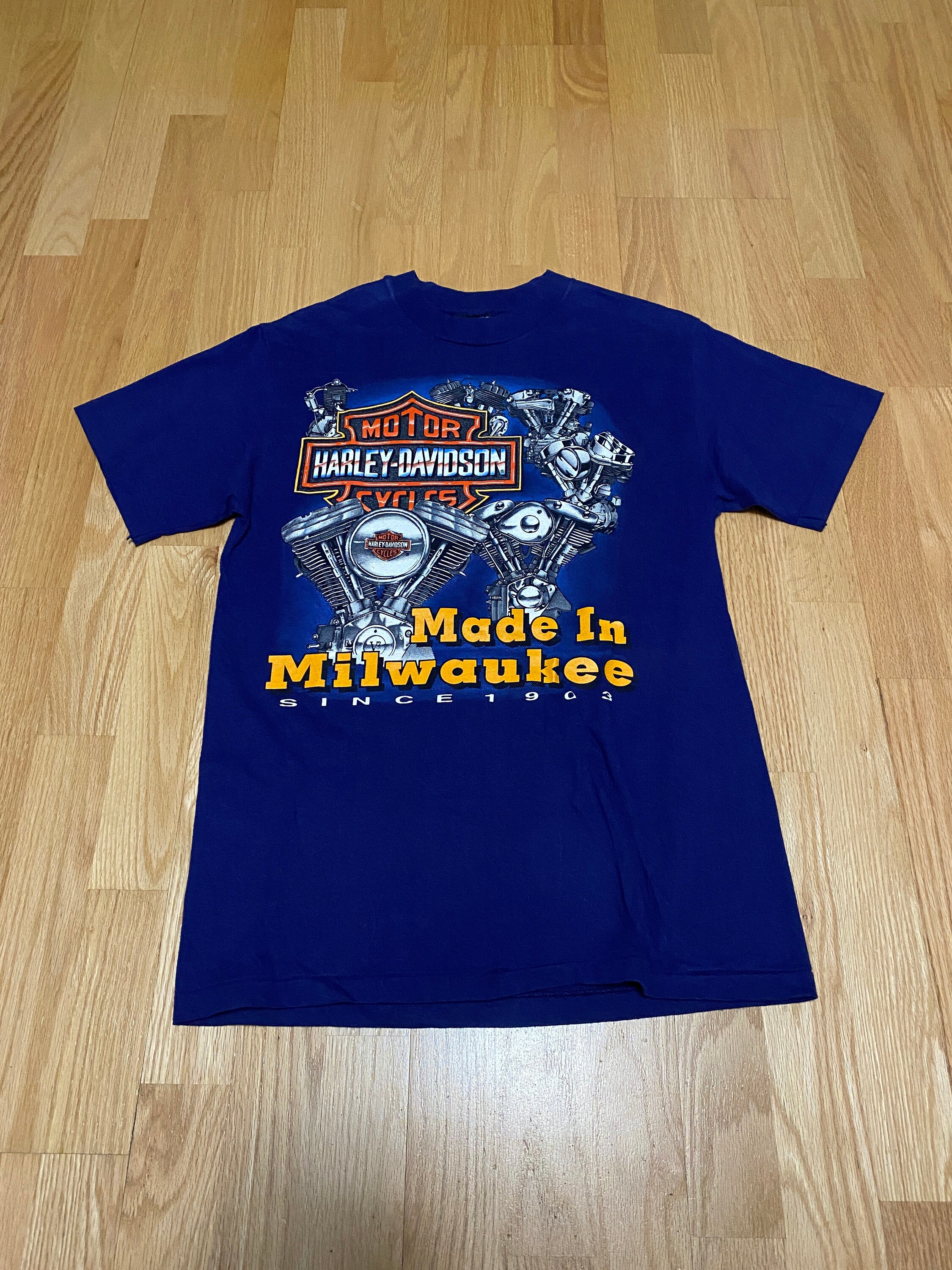 ハーレーダビッドソン HARLEY DAVIDSON 80s 両面プリント T