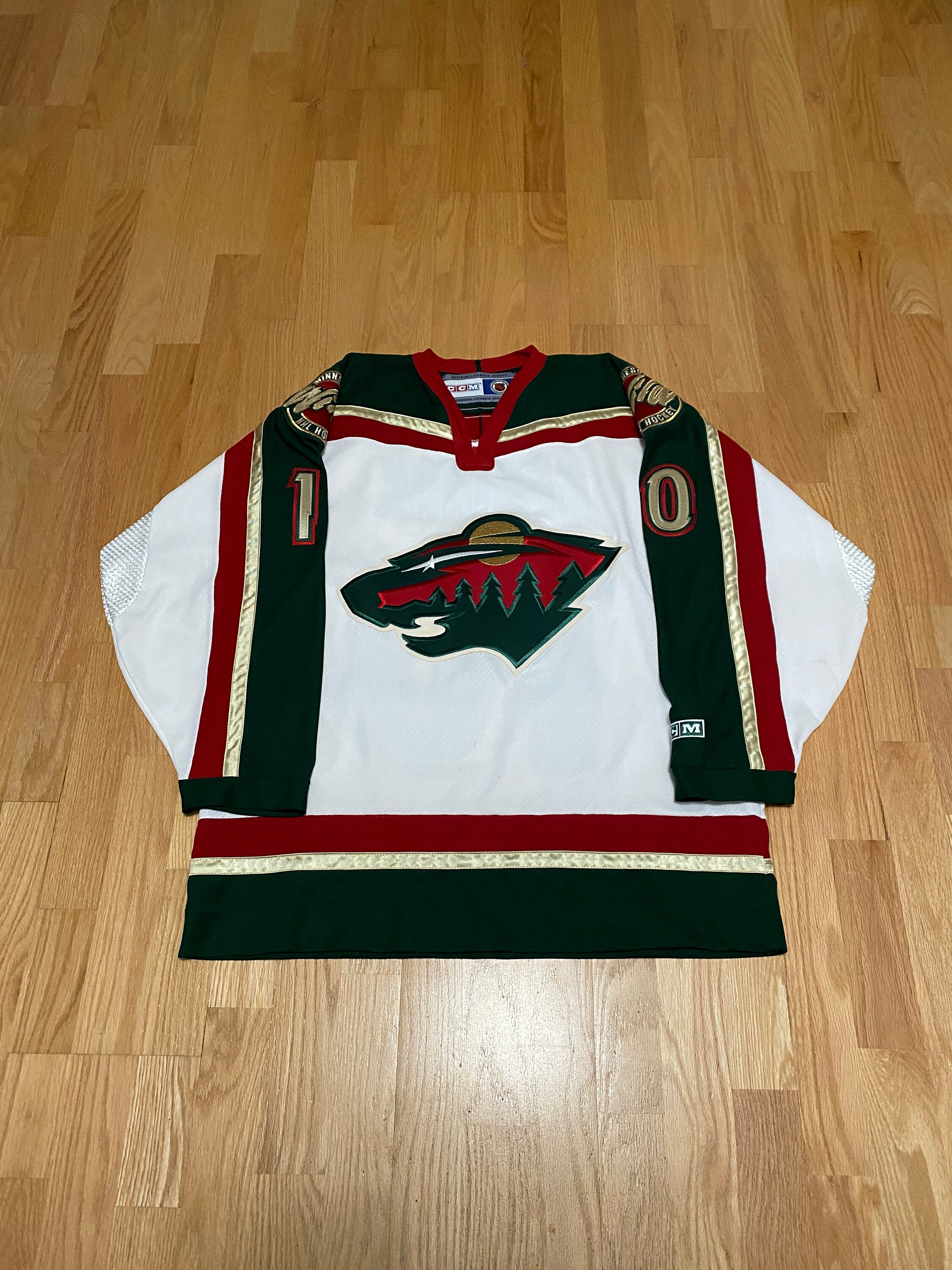 Vintage CCM Minnesota Wild Marian Gaborik NHL Hockey Jersey XL