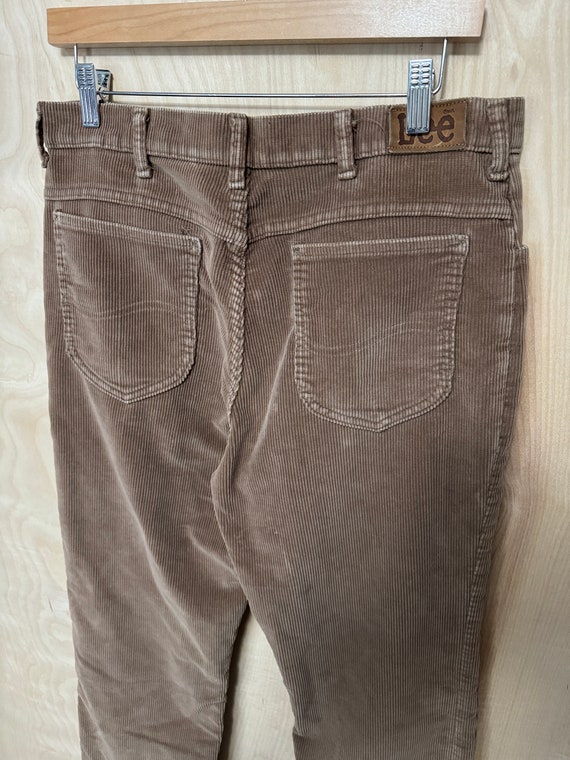 deadstock vintage pastel pink lee corduroy skinny trousers