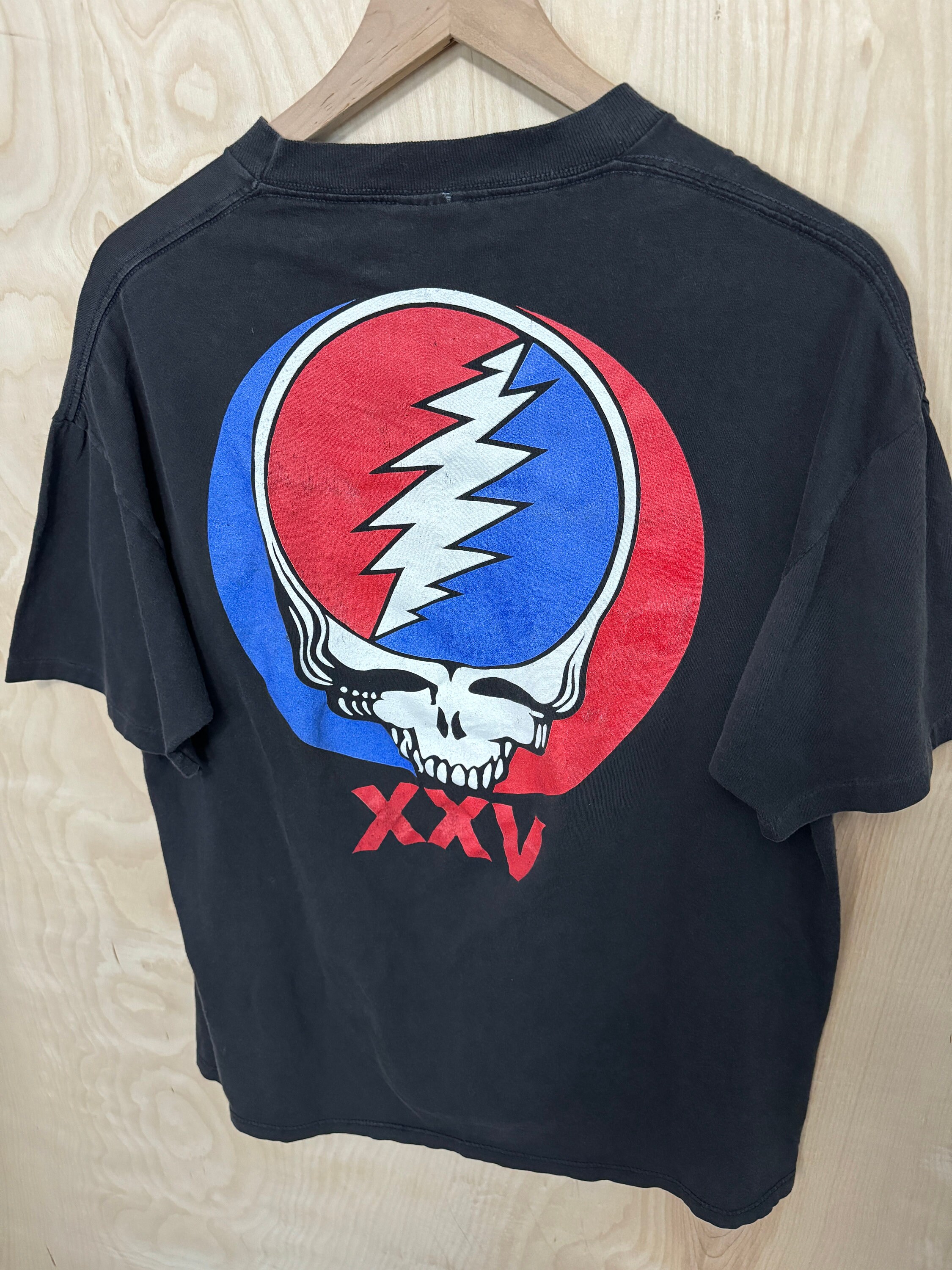 Vintage 90s Grateful Dead XXV 25 Still Dead Double Sided Graphic