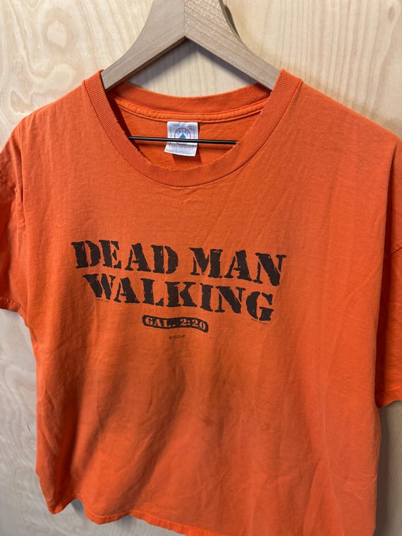 Vintage Dead Man Walking Galatians 2:20 Bible Verse Double Sided