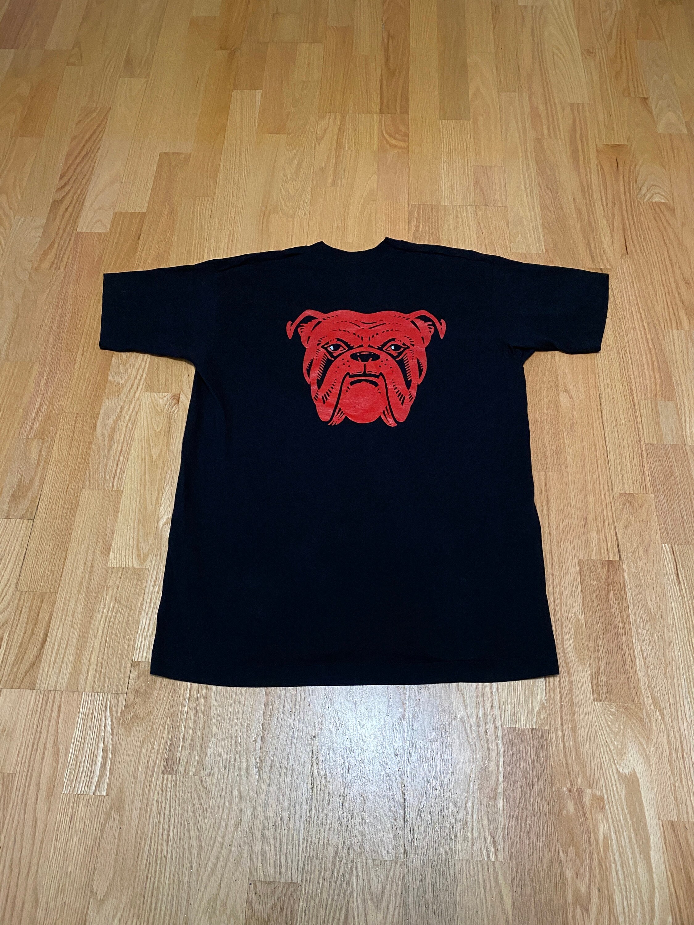 Vintage 90s Red Dog Beer Logo Back Graphic Black Cotton T