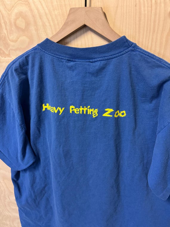 Vintage 90s NOFX Heavy Petting Zoo Graphic Anti Activewear Blue