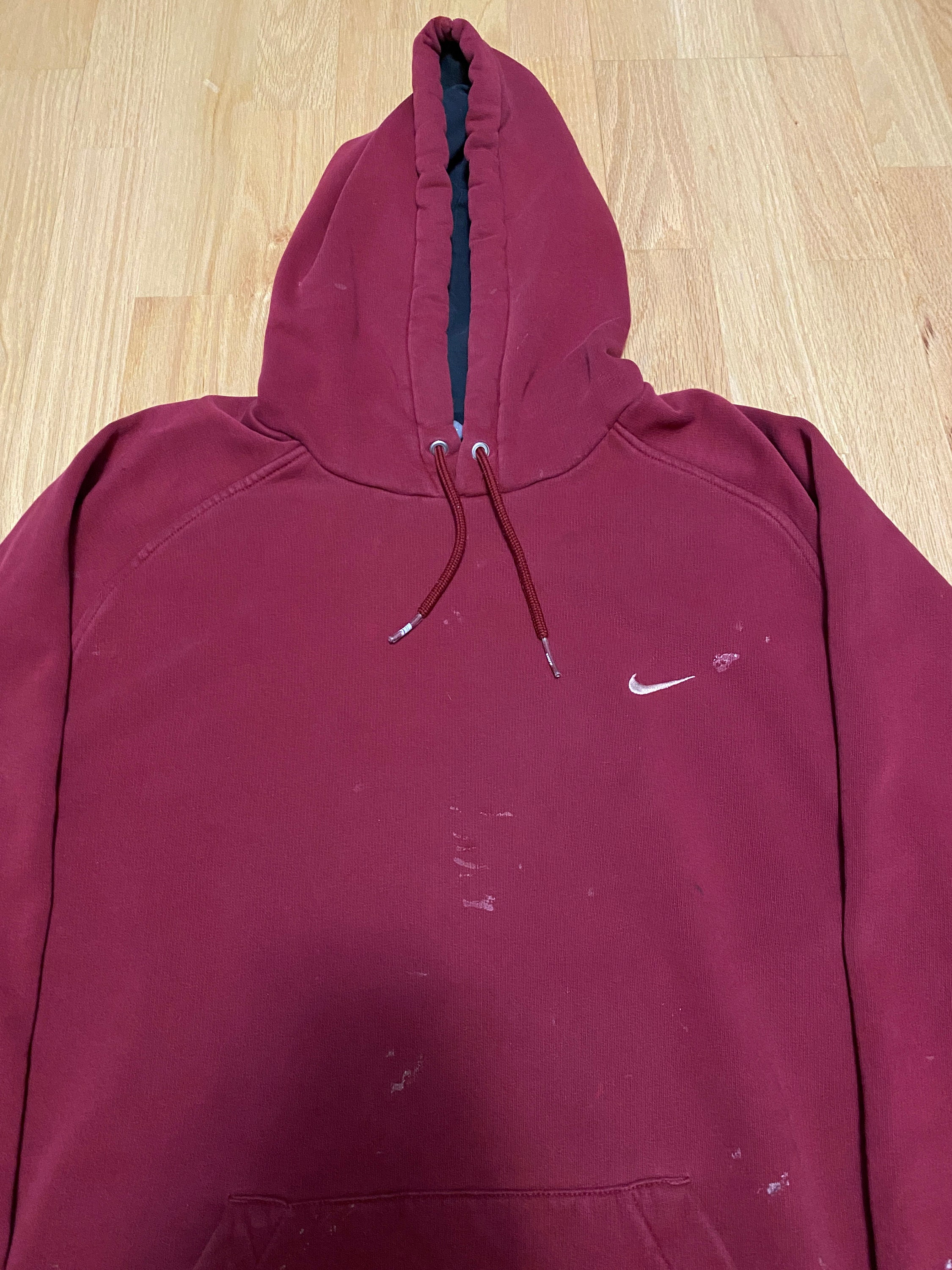 maroon nike hoodie