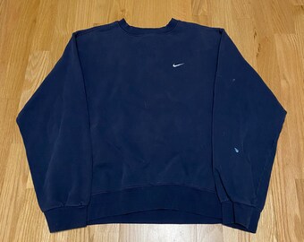 nike rare 90s embroidered sweatshirt
