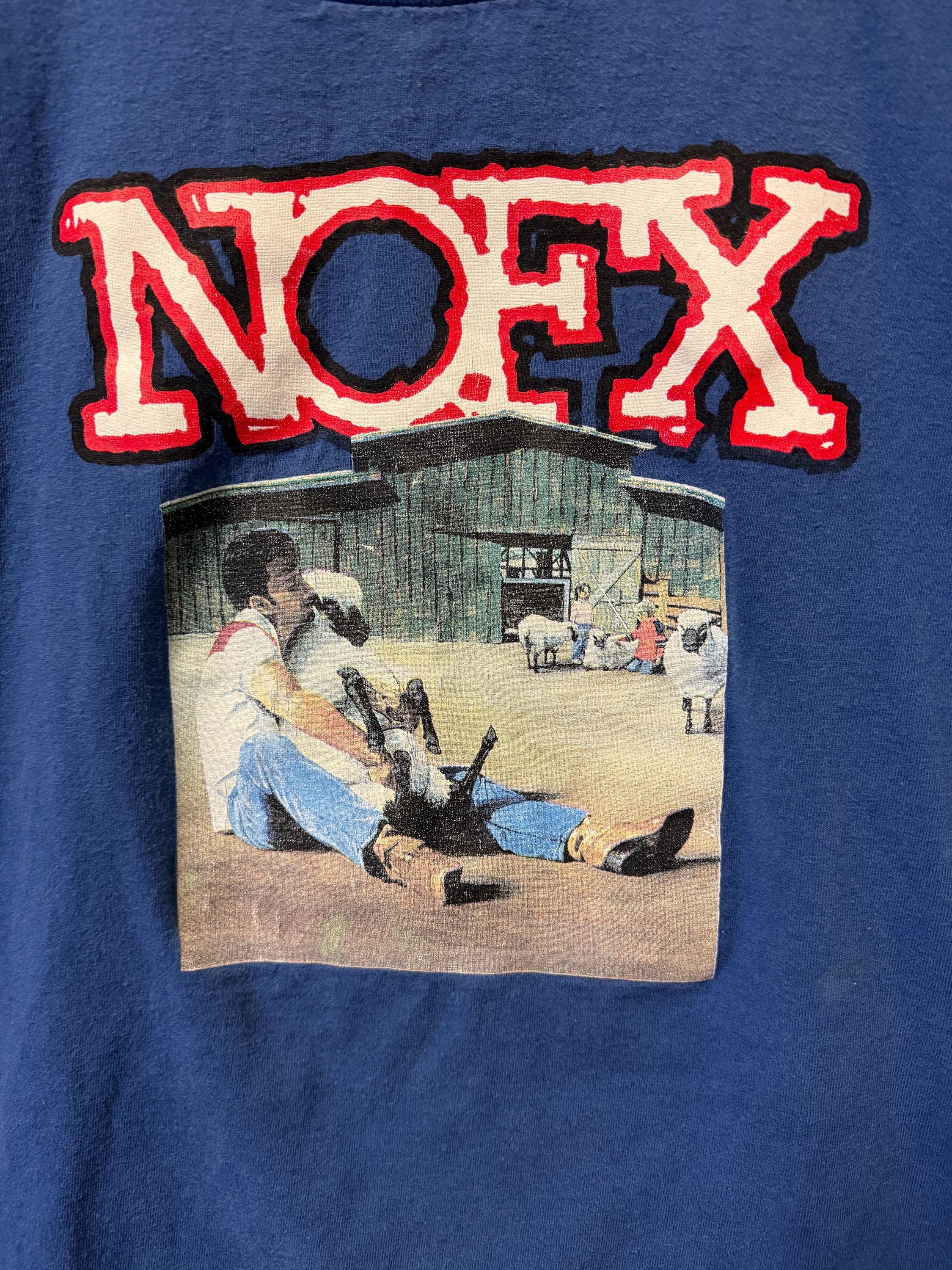 Nofx Band T-Shirt Japan 95 Tour PUNKSPRING Size L 90s Used