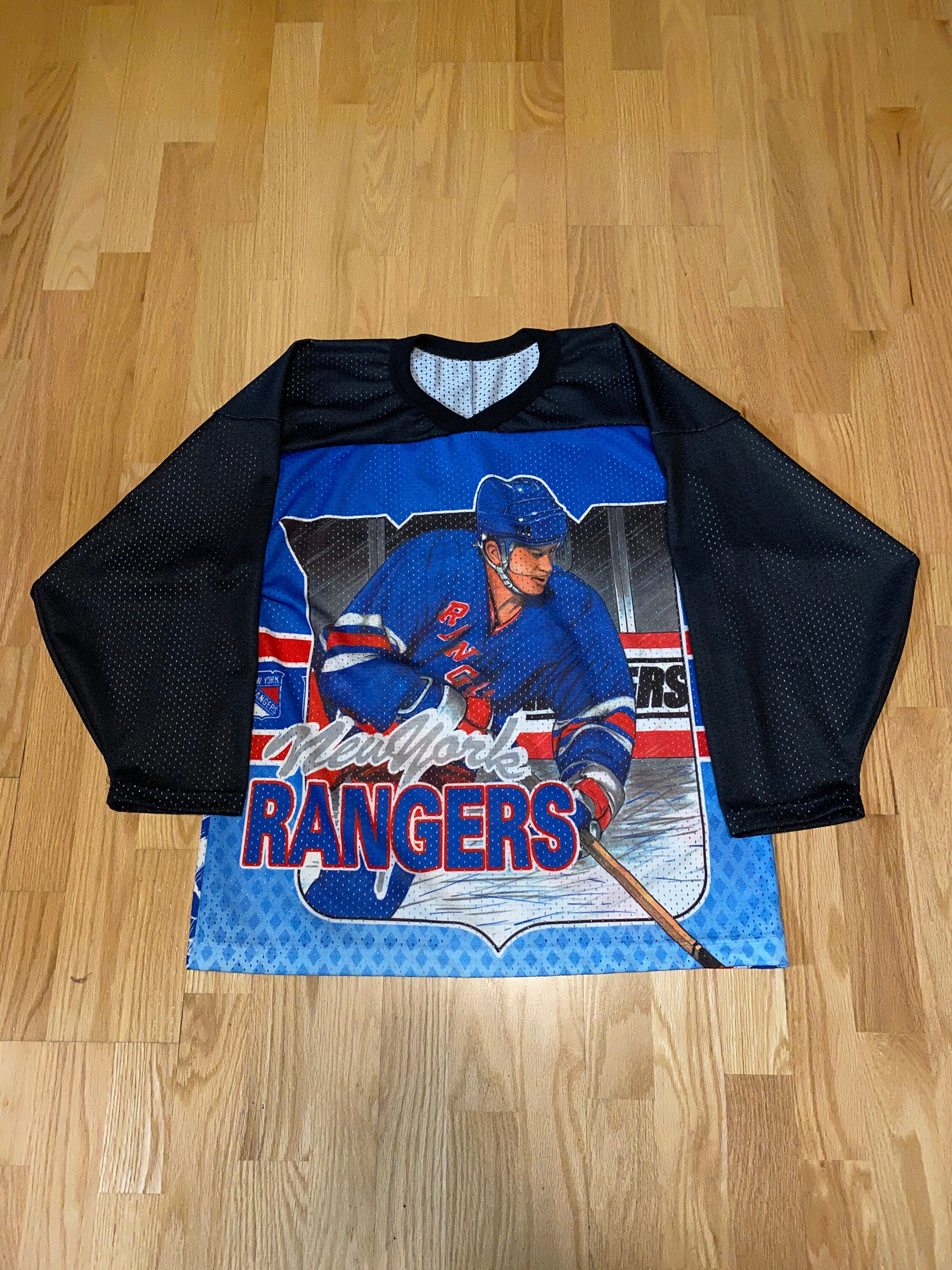 The New York Rangers considered some truly silly 90s jersey designs 