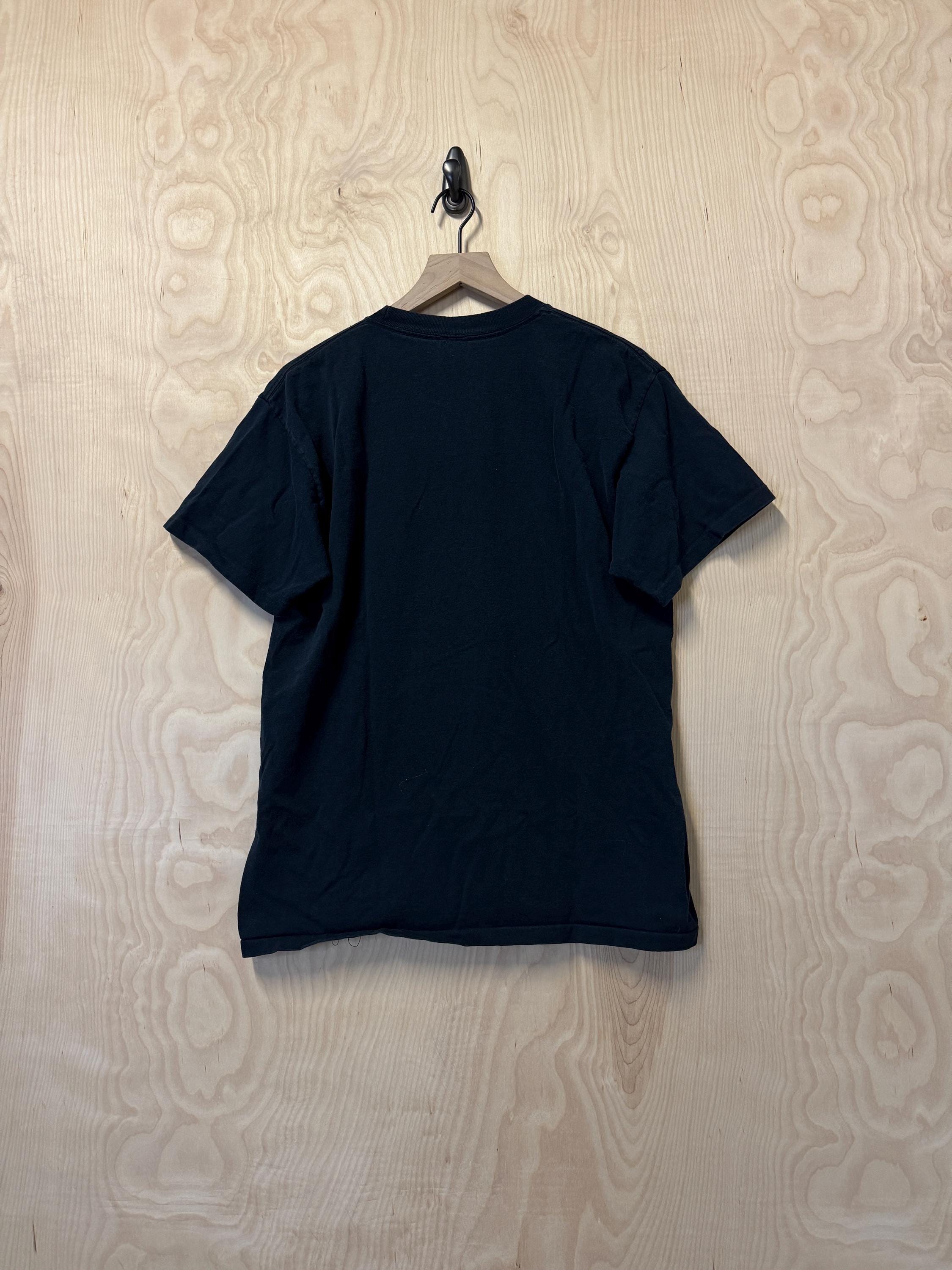 Vintage 90s Human-i-tees Eye on Survival Tiger Graphic Black