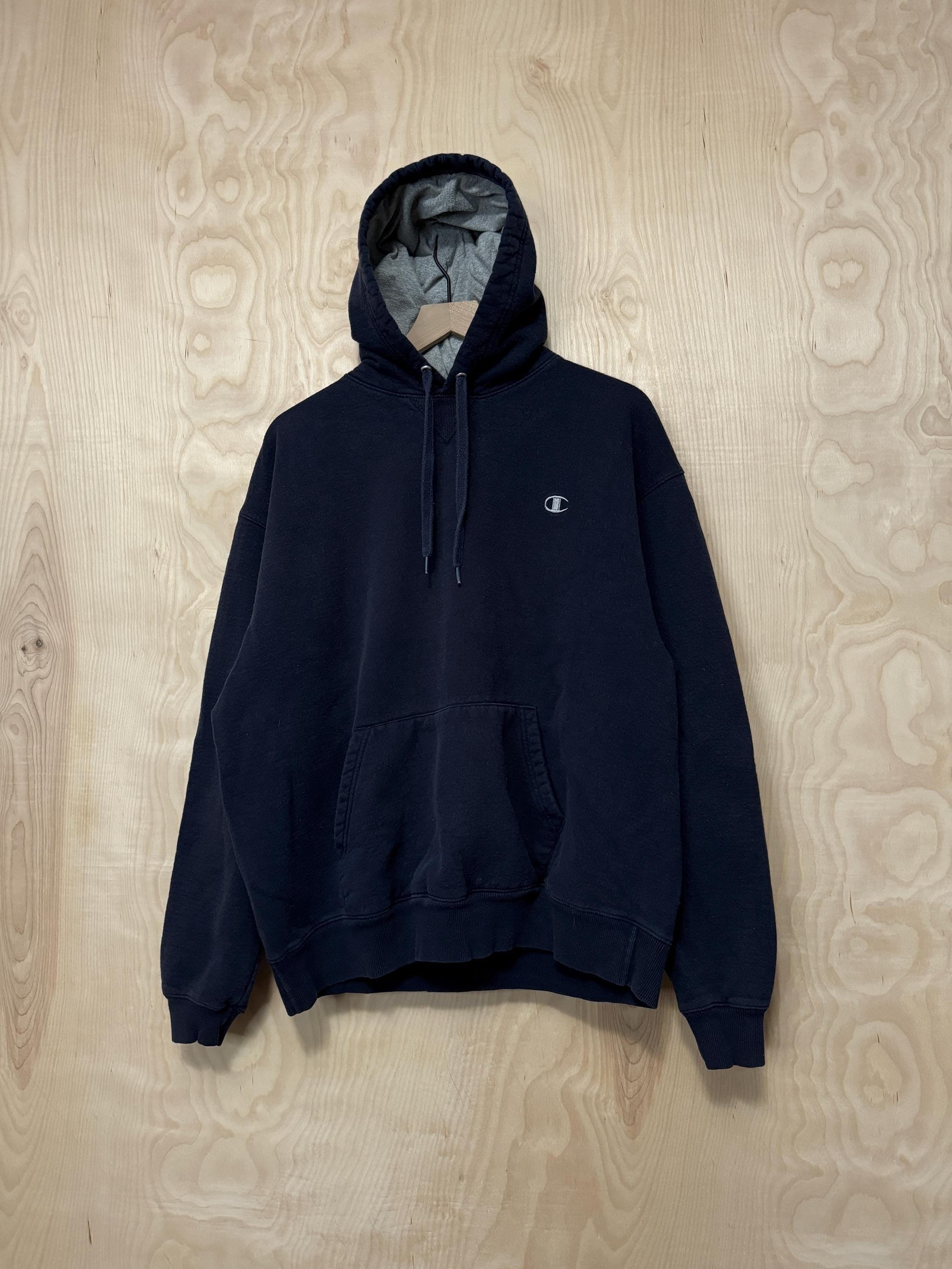 Blue champion logo hoodie 2025