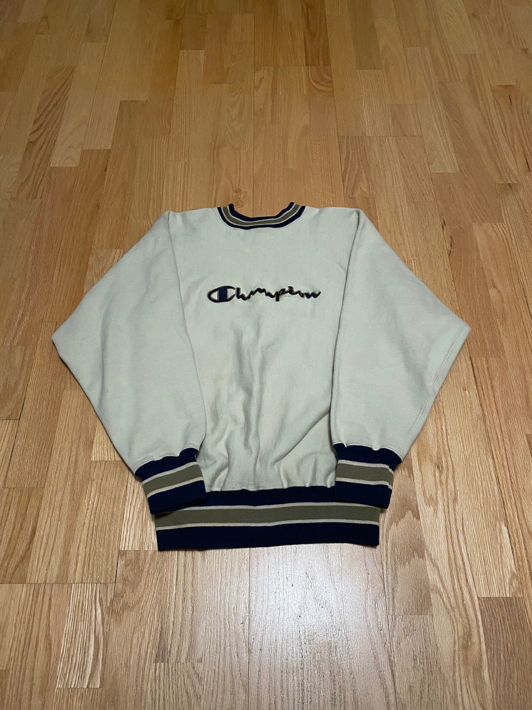 90'S Champion Reverse Weave Embroidered Tag Sweatshirt Pullover Hoodie Made in USA Men's XXL Vintage /evb008067