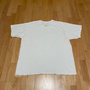Vintage 90s Nike Air Max TN Tuned Air Logo White Cotton T Shirt size Large Made in USA image 6
