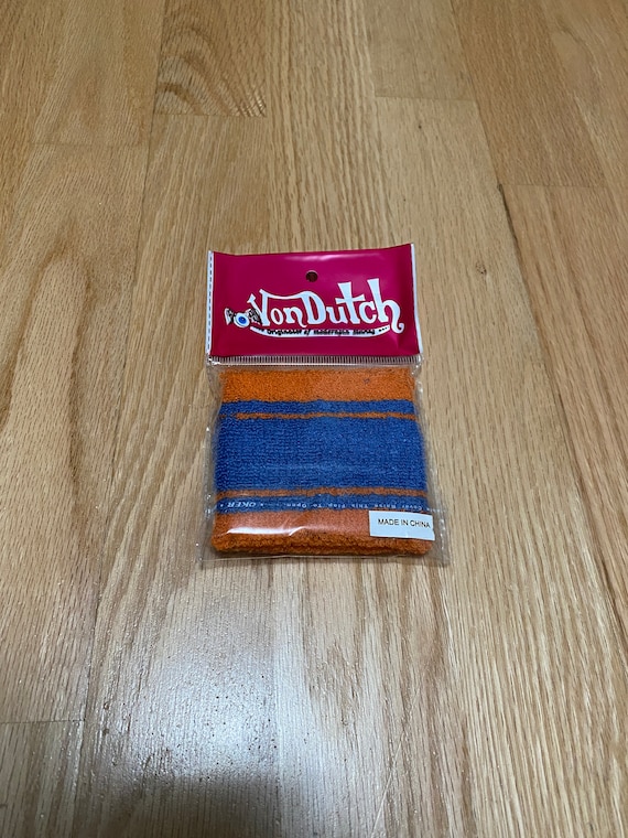 Vintage New Von Dutch Stitched Spell Out Orange B… - image 2