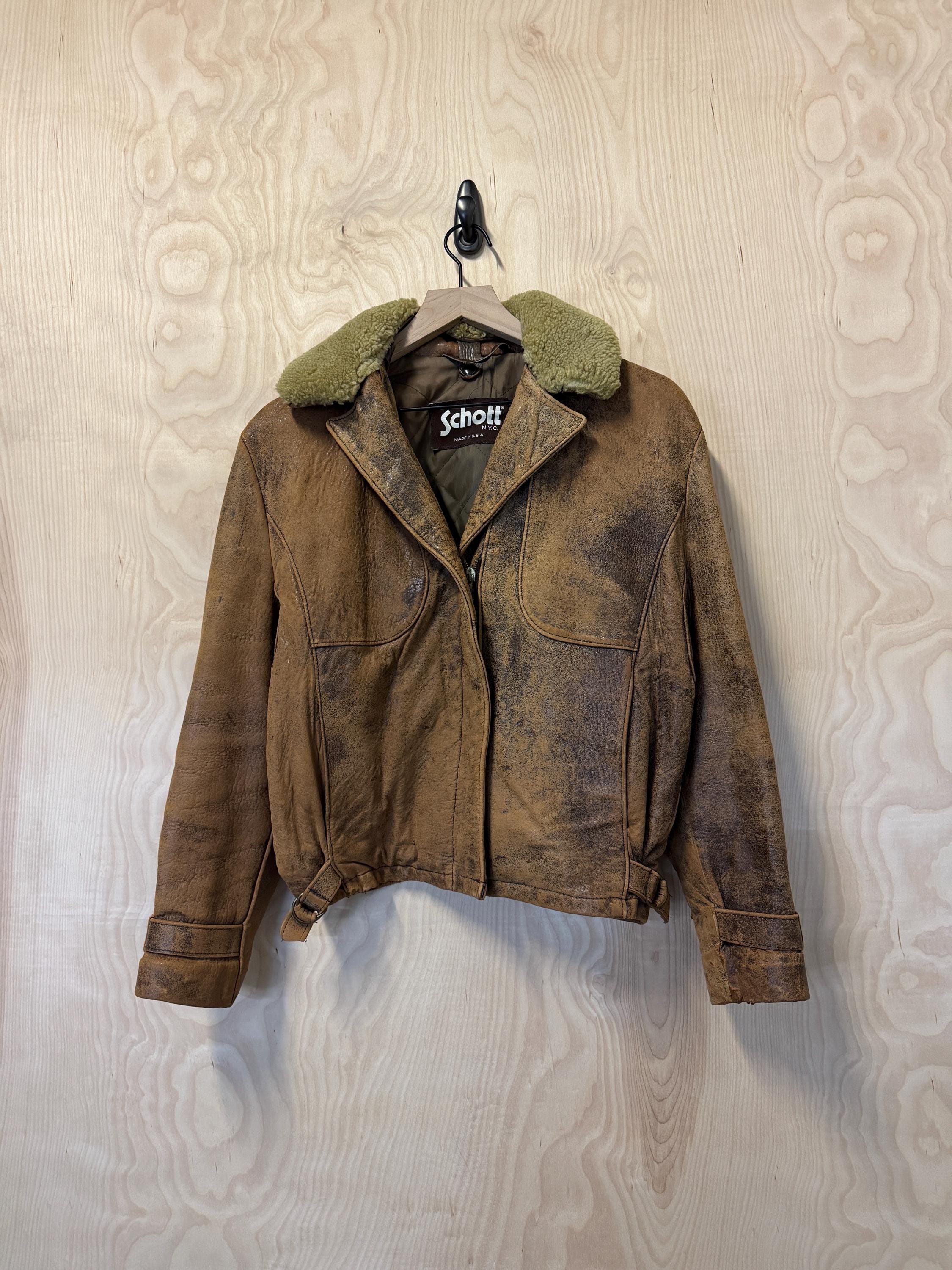Schott ヴィンテージ加工ジャケット B.D.U 2J3318/ショット per70 vintage riders Schott レザーライダース