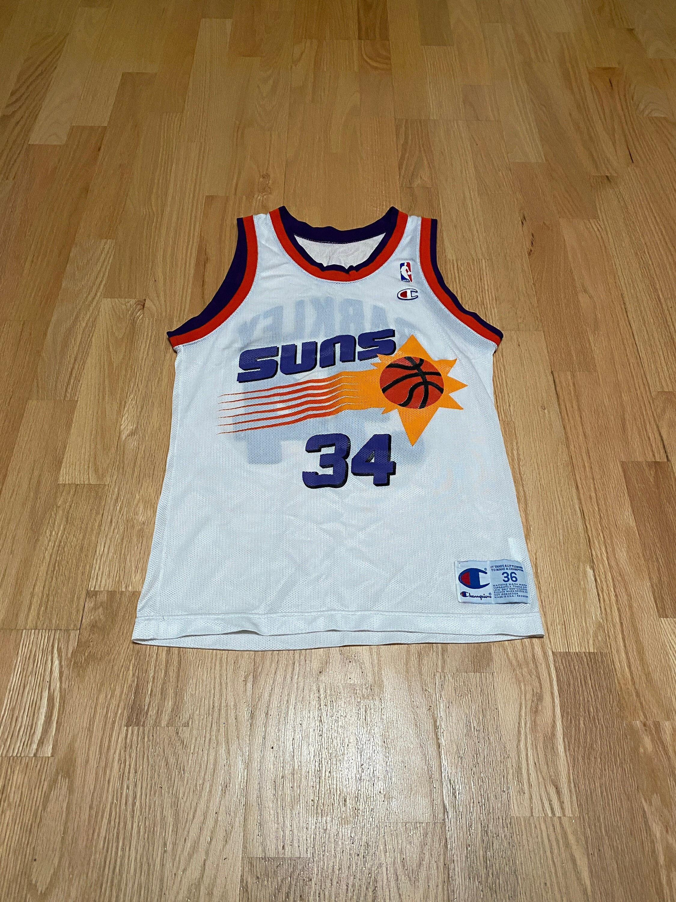 NBA Phoenix Suns Basketball Charles Barkley 34 Jersey - Champion