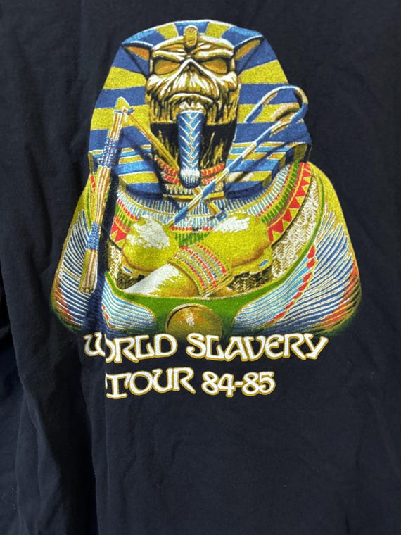 Vintage Y2K Iron Maiden World Sacrifice Tour Double Sided Graphic