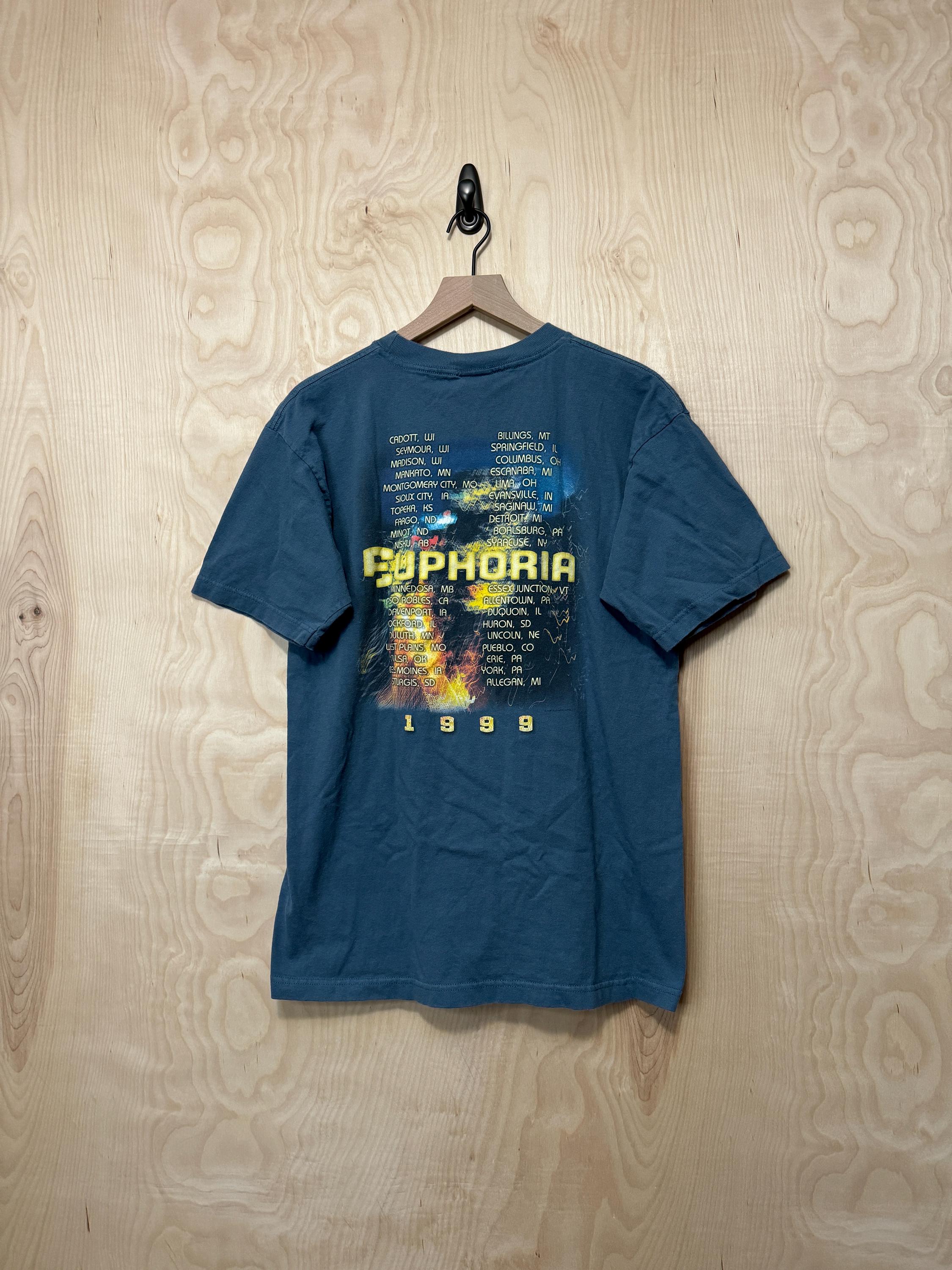 90s DEF LEPPARD EUPHORIA 1999 ツアーTシャツ 1999 Vintage Def Leppard Shirt Adult XL Euphoria Music Band
