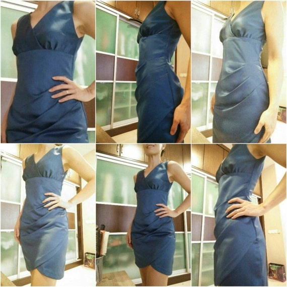 wrap dress small bust