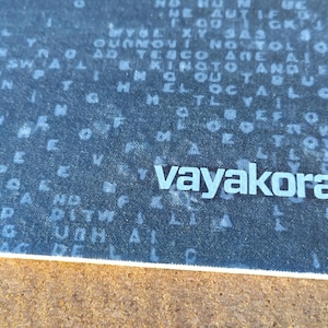 Letters eco mouse mat office design interior computer desktop pad sustainable natural cork fresh ocean breeze blue aqua typeface greek delta