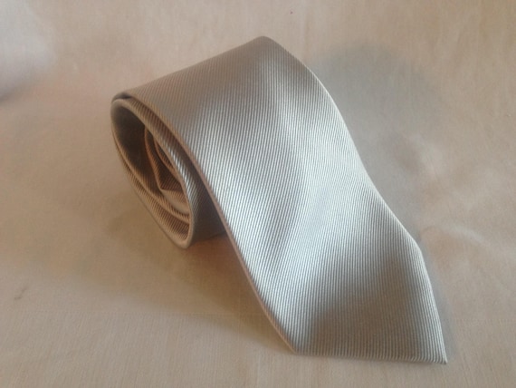 Peacock Silver Silk, VINTAGE Peacock Classic Tie b