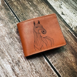 Personalisierte Brieftasche für Männer, Brieftasche für Männer mit Linienmuster, Brieftasche für Ihn, Brieftasche für Männer mit Tiermuster, Geschenk für Männer, Weihnachtsgeschenkideen