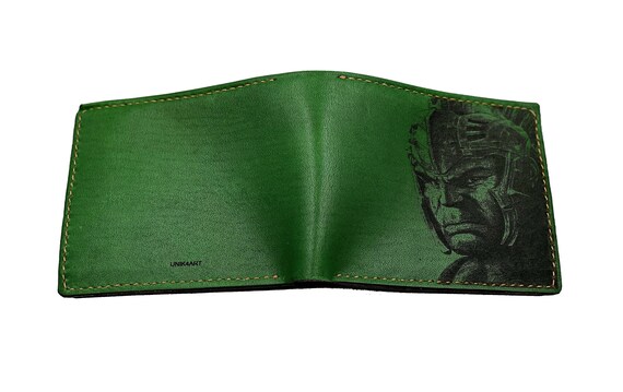 Personalized Hulk Warrior Avenger Superhero Leather Handmade | Etsy