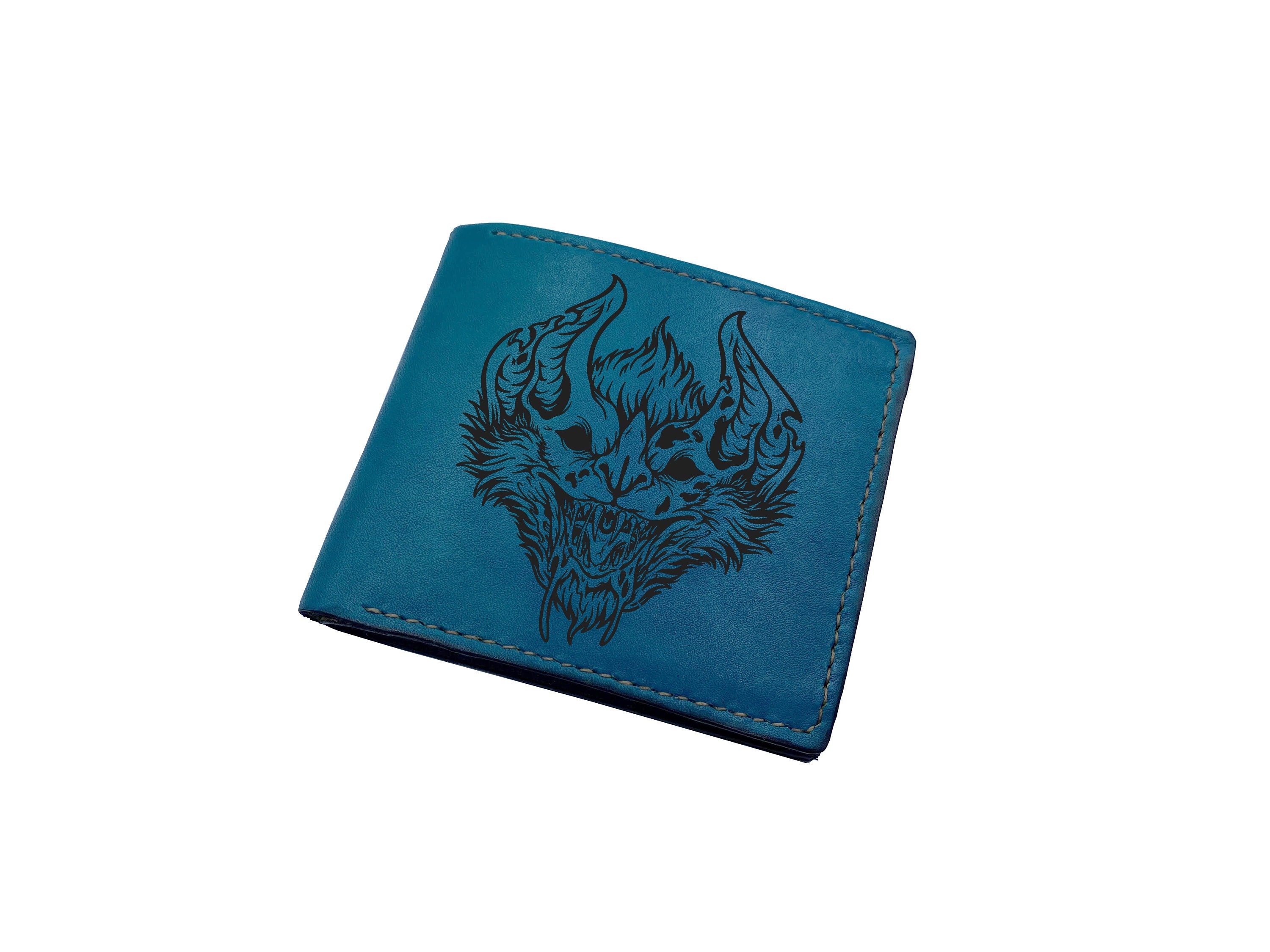 Vampire Bat Art Horror Bat Face Drawing Halloween Leather Etsy