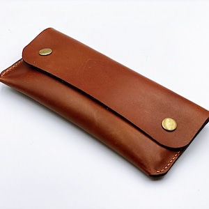 Mini astuccio portapenne in pelle personalizzato fatto a mano, accessori per il ritorno a scuola, regali unisex, regalo per insegnante, piccolo regalo in pelle per anniversario