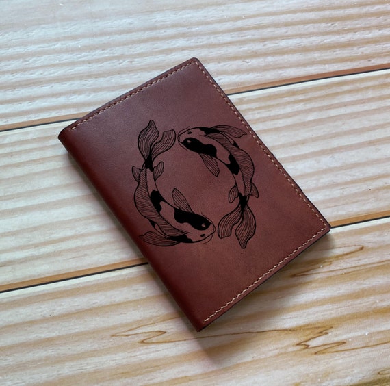 Cartera cuero personalizada hombre sale