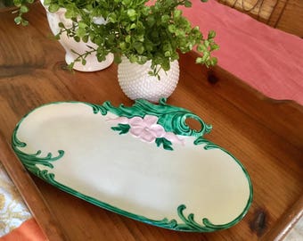 Art Deco Floral Tray/ Art Deco Ring Dish