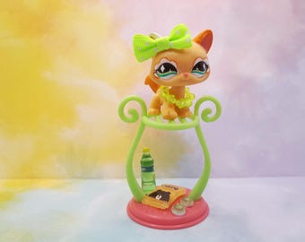 Littlest Pet Shop Authentique LPS Stand Limonade - Shorthair #855 #856 #857 - Occasion