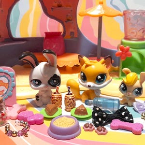 Authentic Complete LPS Bakery Bunny + Extra Pets & Accessories Littlest Pet Shop