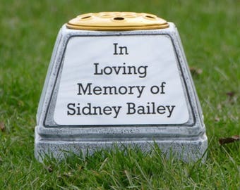 Personalised  Memorial Flower Pot | FREE Engraving