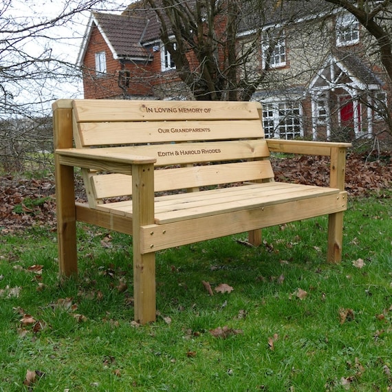 Memorial Bench Engraved Memorial Plaques Garden Memorials