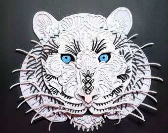 Download Mandala Tiger Svg Etsy